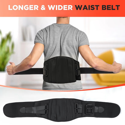 Heated Lower Back Brace for Back Pain Relief Back Belt with Heating & Vibration