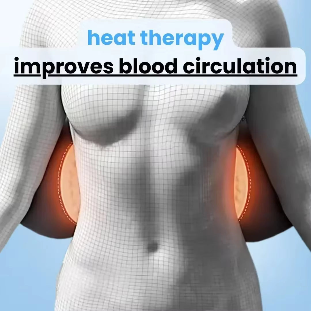 Emeka 3-In-1 Back Massager Heat Vibration for Back Pain Relief Herniated Disc Stretch Support Traction Lower Back Massage Pillow