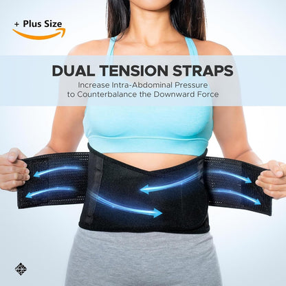Plus Size Back Brace for Lower Back Pain |4XL| Lumbar Support for Pain Relief An