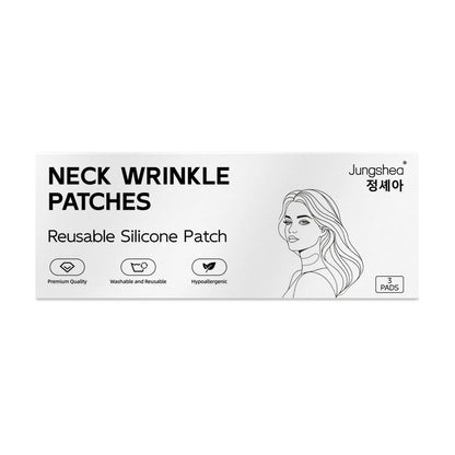 Jungshea Clear Silicone Neck Patch, Transparent Smooth Wrinkles Neck Sticker, Reusable Silicone Moisturizing Skin Care, Skin Care Sticker