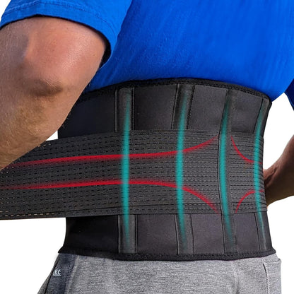 Plus Size Back Brace for Lower Back Pain |4XL| Lumbar Support for Pain Relief An
