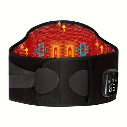 Heated Lower Back Brace for Back Pain Relief Back Belt with Heating & Vibration