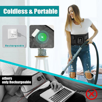 Heated Lower Back Brace for Back Pain Relief Back Belt with Heating & Vibration