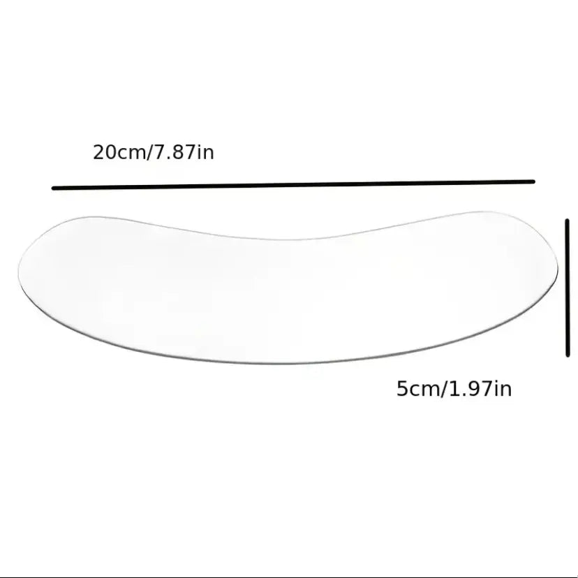 Jungshea Clear Silicone Neck Patch, Transparent Smooth Wrinkles Neck Sticker, Reusable Silicone Moisturizing Skin Care, Skin Care Sticker