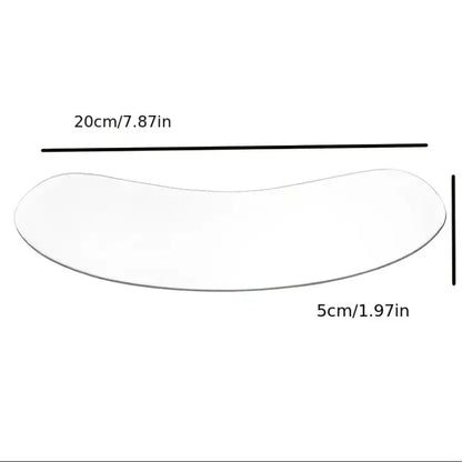 Jungshea Clear Silicone Neck Patch, Transparent Smooth Wrinkles Neck Sticker, Reusable Silicone Moisturizing Skin Care, Skin Care Sticker
