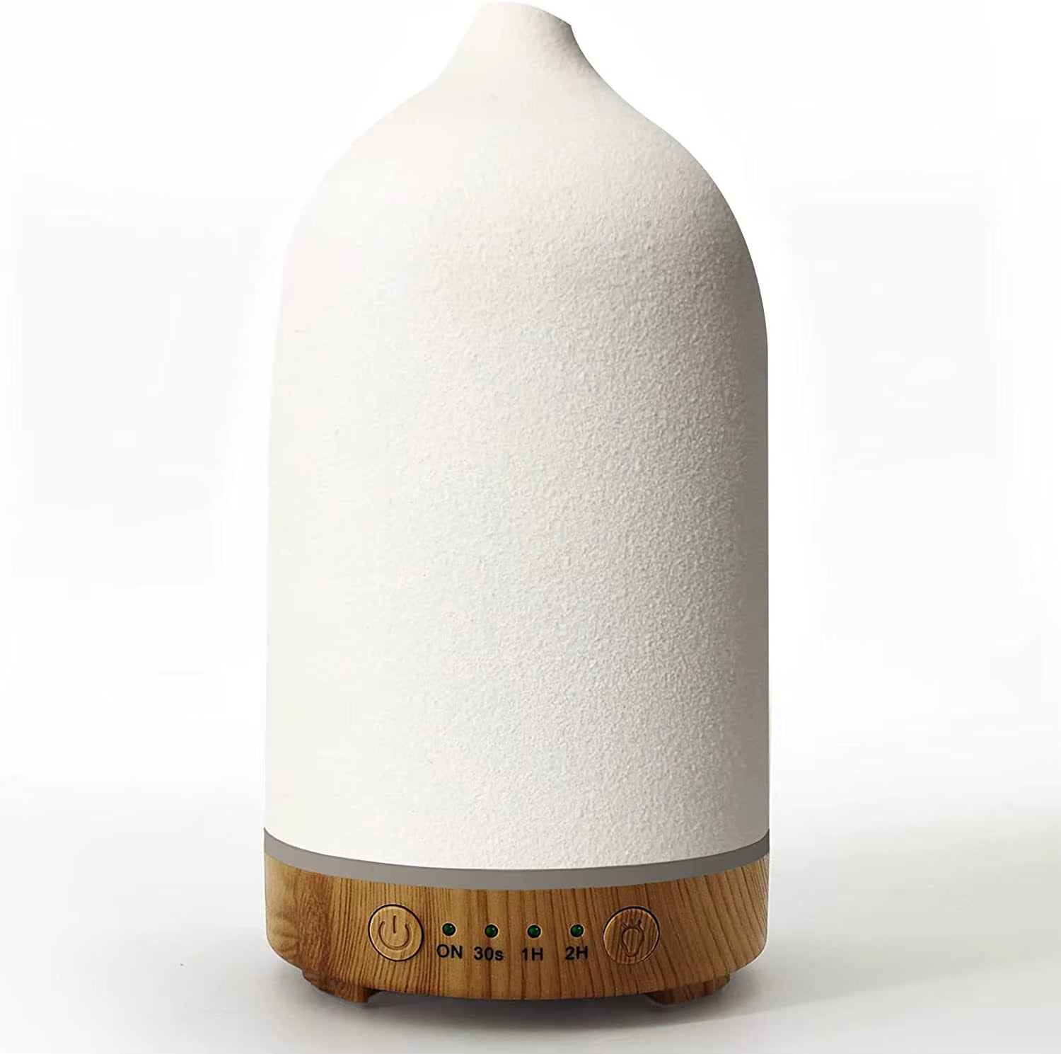 Ceramic Essential Oil Diffuser Ultrasonic Aromatherapy Humidifier with 7-Color LED Lights Auto Shut-Off 1H/3H/6H Timer