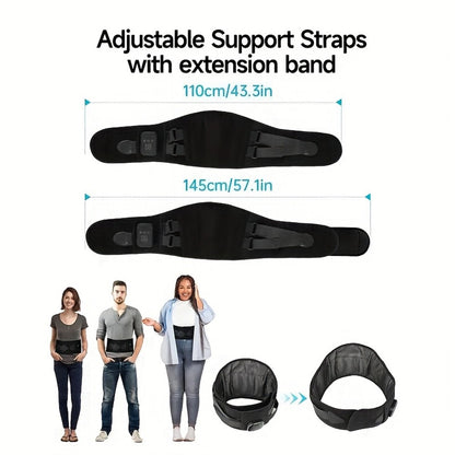 Heated Lower Back Brace for Back Pain Relief Back Belt with Heating & Vibration